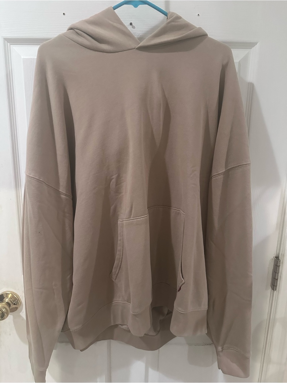 Levi’s XXL Relaxed Fit Hoodie Beige Tan Pullover NWT Oversized